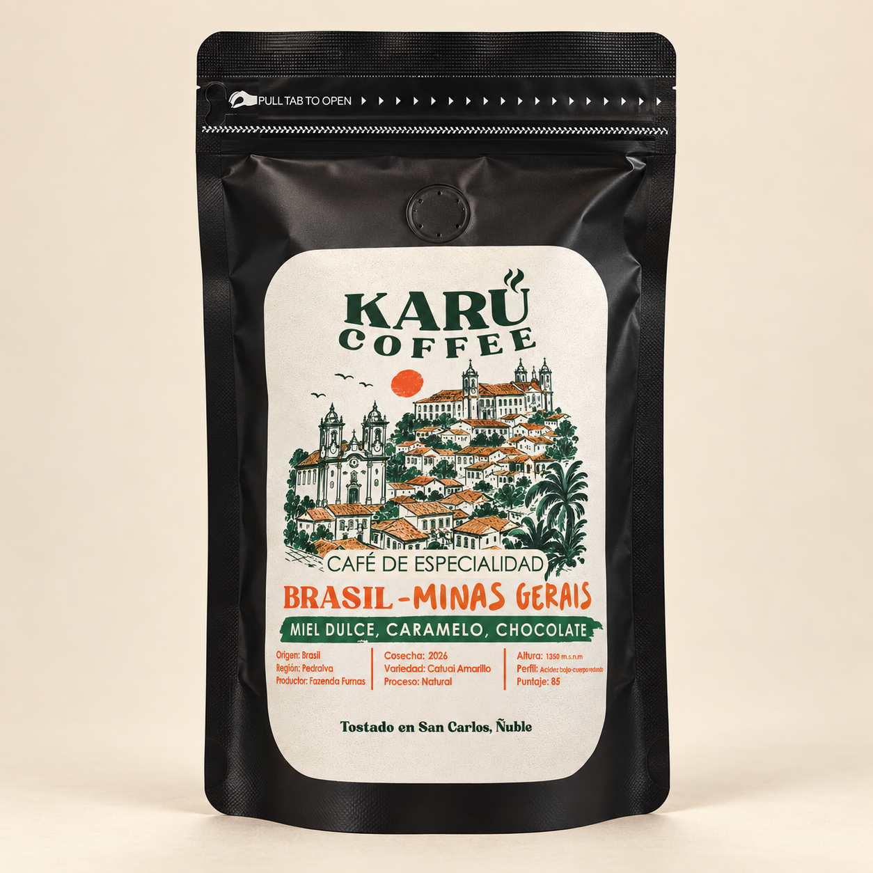 Brasil Minas Gerais Karü Coffee — Vista frontal