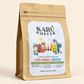 Café Colombia Decaf Karü Coffee, bolsa kraft en ángulo